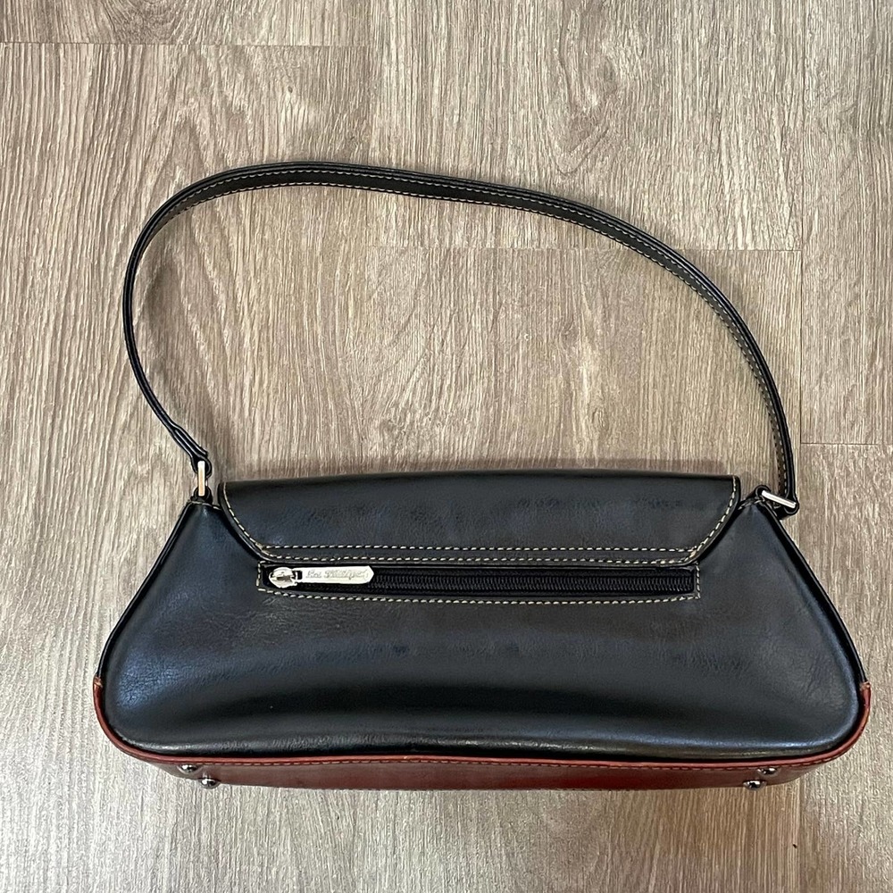 La Philipe Black Brown Micro Purse Y2K Style Purse Shoulder Bag - Picture 2 of 6
